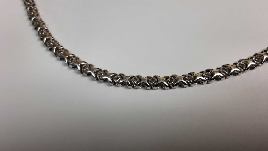 Bracelet - White Gold 10k (.417) 8.5 grams 7 inch