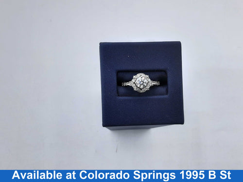 Ring - Engagement Set - White Gold 14k (.585) 2.8 grams Size 5