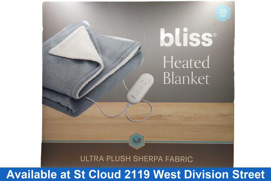 Bliss Heated Blanket Gray Other Household Appliance