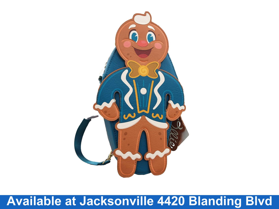 Loungefly Ollie Gingerbread Man Blue Purse / Handbag