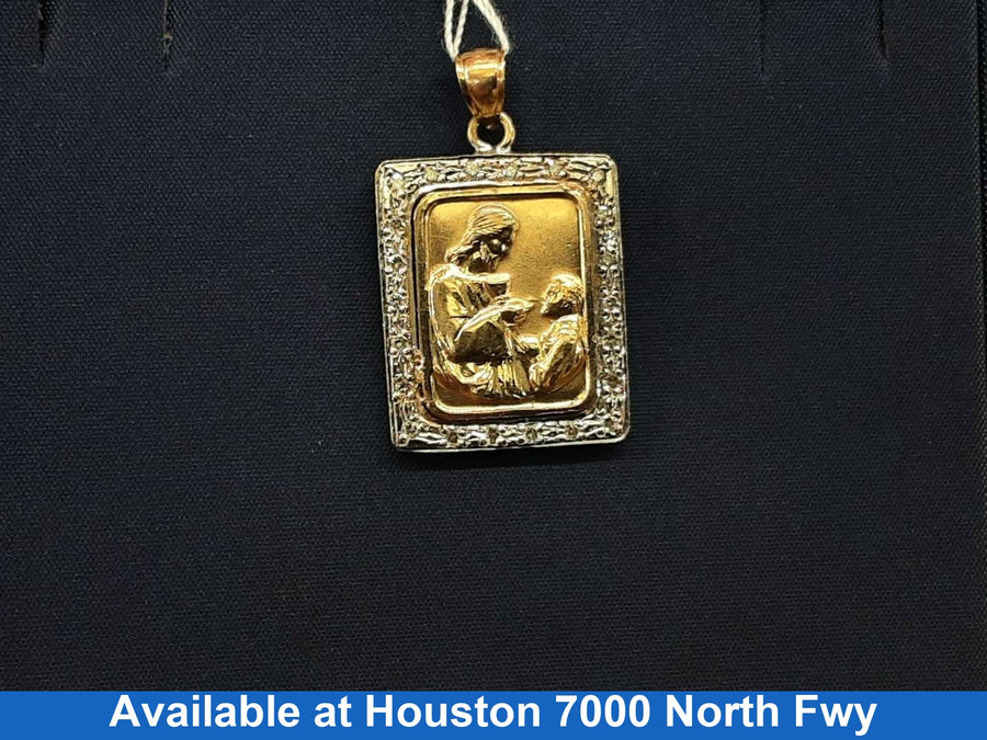 Religious Pendant - Yellow Gold 14k (.585) 5.1 grams