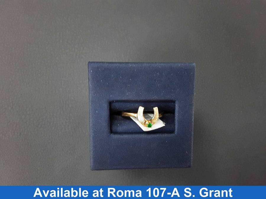 Women's Ring - Yellow Gold 14k (.585) 1.2 grams Size 20