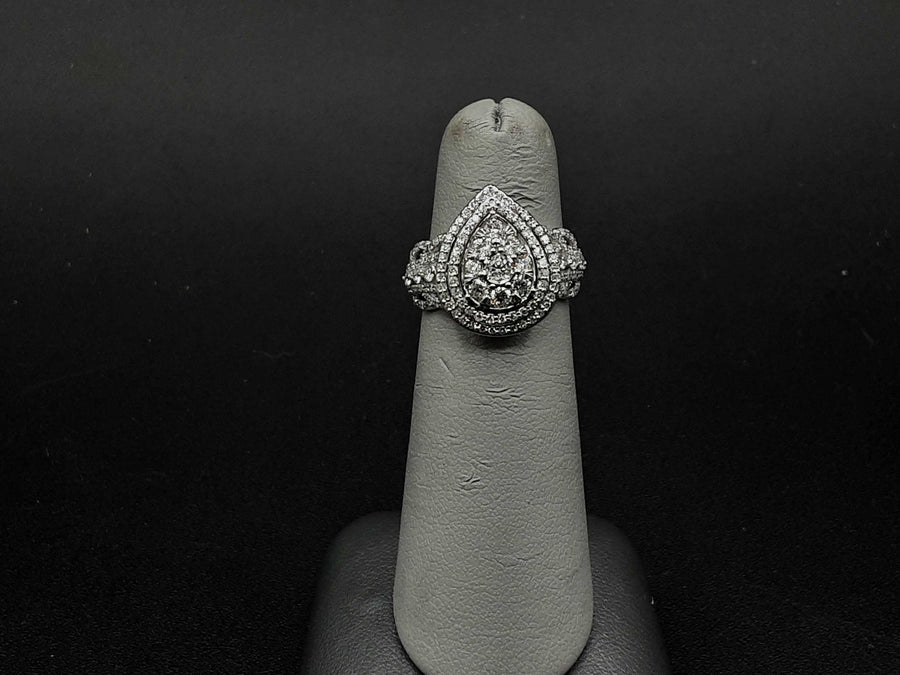 Women's Ring - White Gold 10k (.417) 4.6 grams Size 5