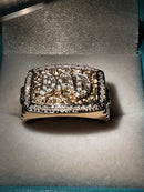 Men's Ring - Yellow Gold 10k (.417) 5.1 grams Size 10