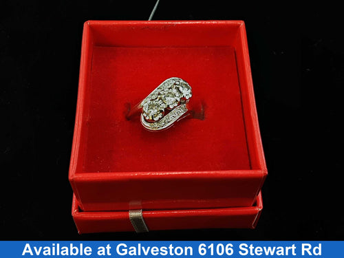 Women's Ring - White Gold 14k (.585) 4.7 grams Size 7