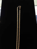 Rope Chain - Yellow Gold 14k (.585) 30.9 grams 32 inch