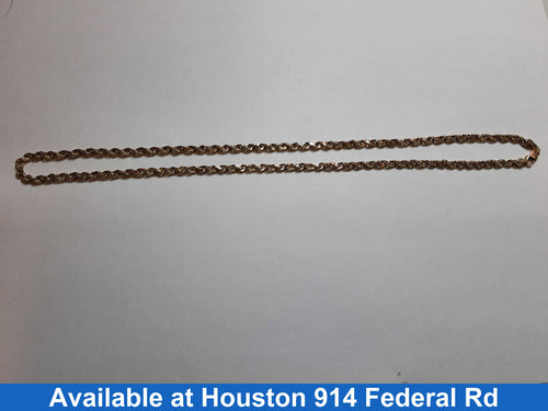 Rope Chain - Yellow Gold 10k (.417) 13.1 grams 18 inch