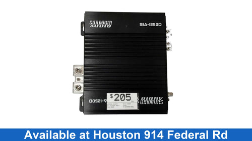 Sundown Audio Sia-1250d Black Car Audio Amplifier