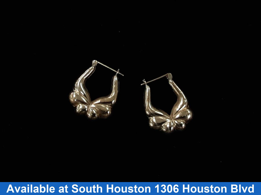 Shrimp Earrings - Yellow Gold 10k (.417) 3.3 grams