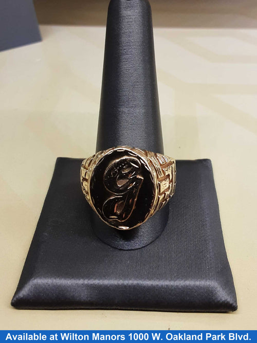Men's Ring - Yellow Gold 10k (.417) 18.4 grams Size 20