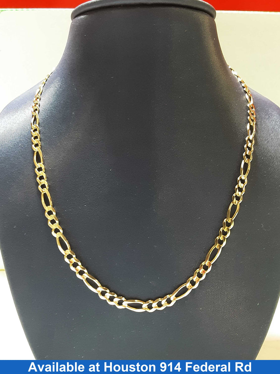 Figaro Chain - Yellow Gold 14k (.585) 11.9 grams 21 inch