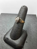 Lady's Ring - Cluster Yellow Gold 14K (.585) 2.5 grams Size 20