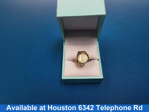 Women's Ring - Yellow Gold 14k (.585) 3.4 grams Size 6.5