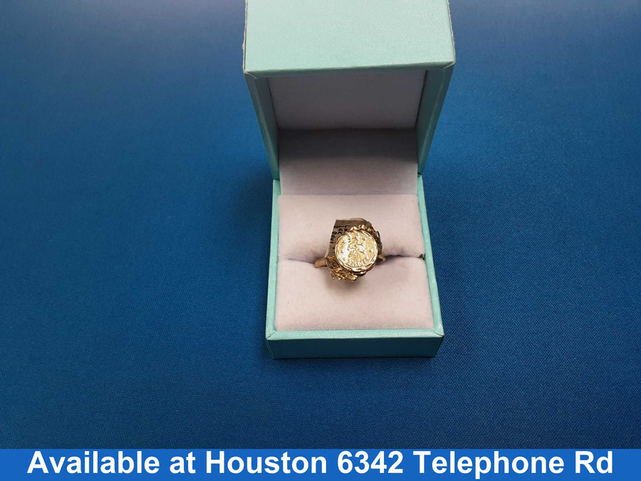 Women's Ring - Yellow Gold 14k (.585) 3.4 grams Size 6.5