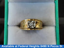 Women's Ring - Solitaire - Yellow Gold 14k (.585) 3.8 grams Size 7