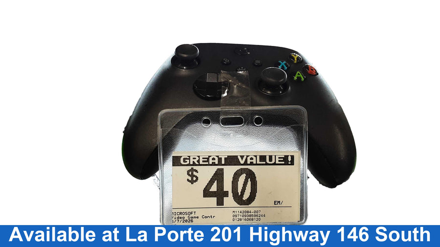 Microsoft M1142084-007 Black Gaming Controller
