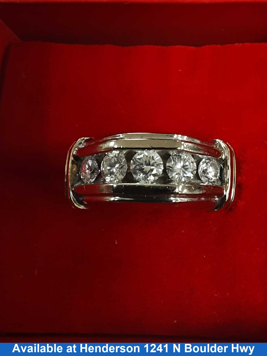 Men's Ring - White Gold 14k (.585) 8.9 grams Size 20