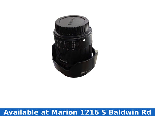 Canon 10-18mm Black Photographic Lens