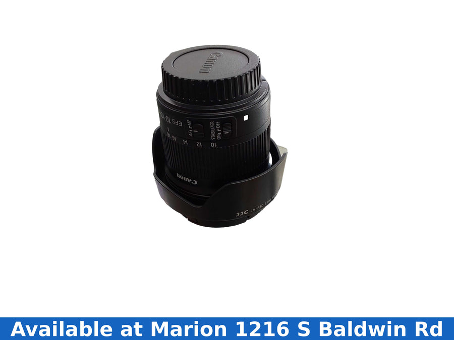 Canon 10-18mm Black Photographic Lens