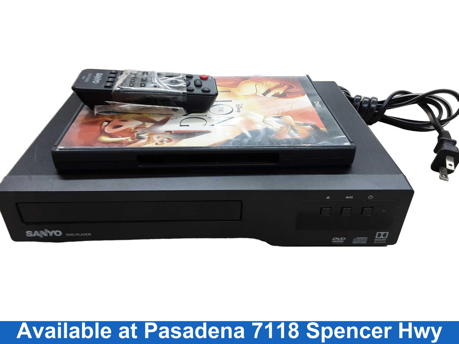 Sanyo Fwdp105fa Black DVD Player