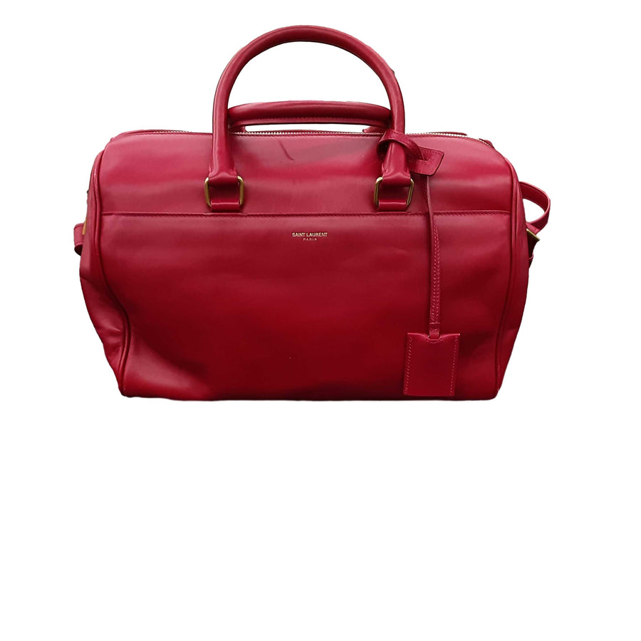 Yves Saint Laurent Pink Leather Duffle Bag Pink Purse / Handbag
