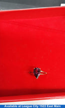 Women's Ring - Solitaire - Yellow Gold 14k (.585) 2.2 grams Size 8