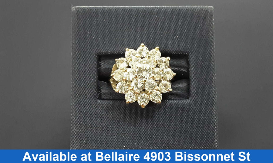 Women's Ring - White Gold 14k (.585) 7 grams Size 20