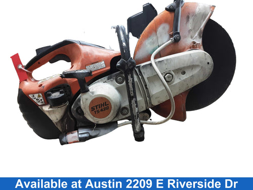 Stihl Ts420 Orange Gas Concrete Saw