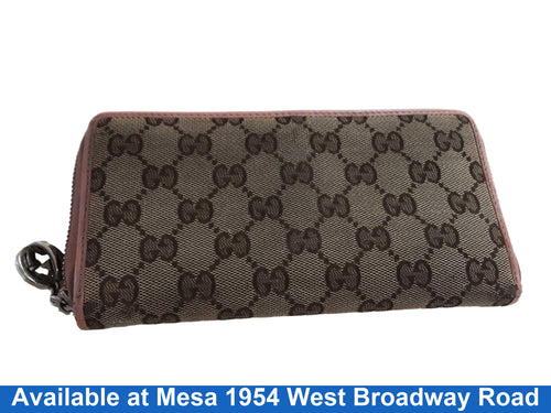 Gucci Monogram Canvas Beige / Tan Wallet
