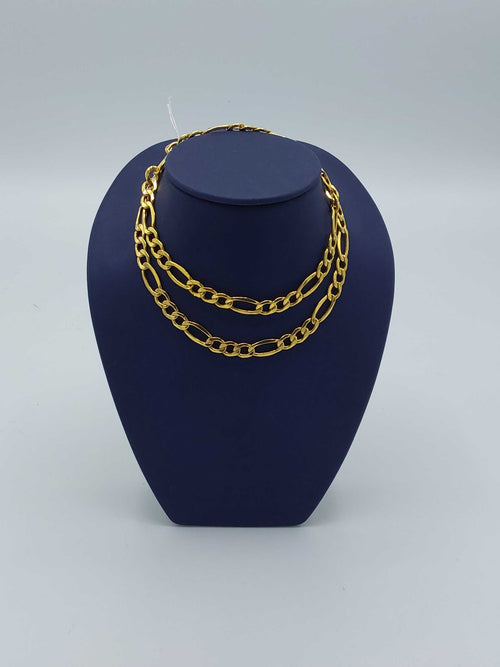 Figaro Chain - Yellow Gold 10k (.417) 9.1 grams 19 inch