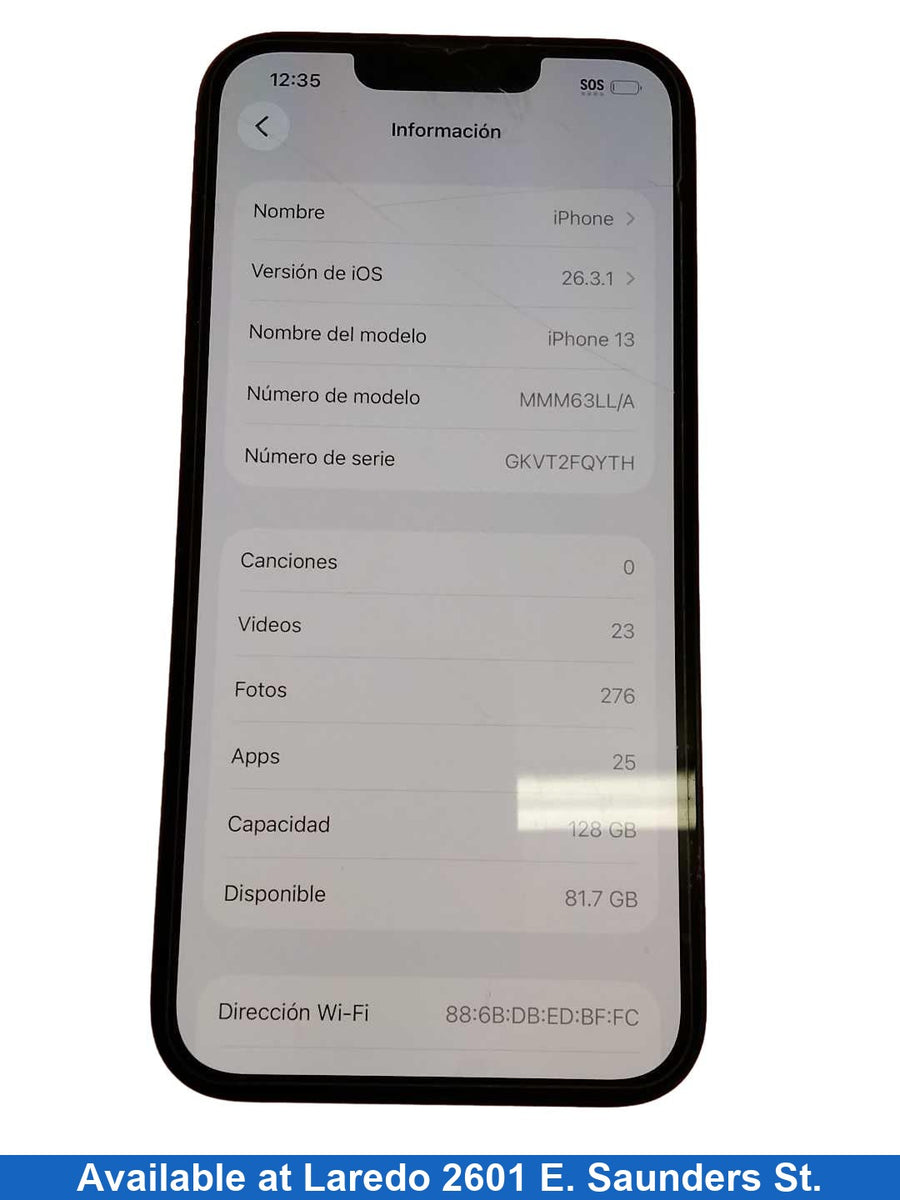 Apple A2482__iphone 13 128 Gb Blue Smart Phone