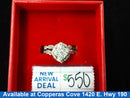 Ring - Engagement Set - White Gold 10k (.417) 4.7 grams Size 20