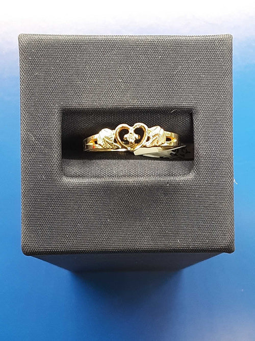 Women's Ring - Yellow Gold 10k (.417) 1.3 grams Size 20