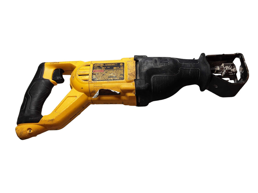 Dewalt Dwe305 Yellow Corded Reciprocating Saw