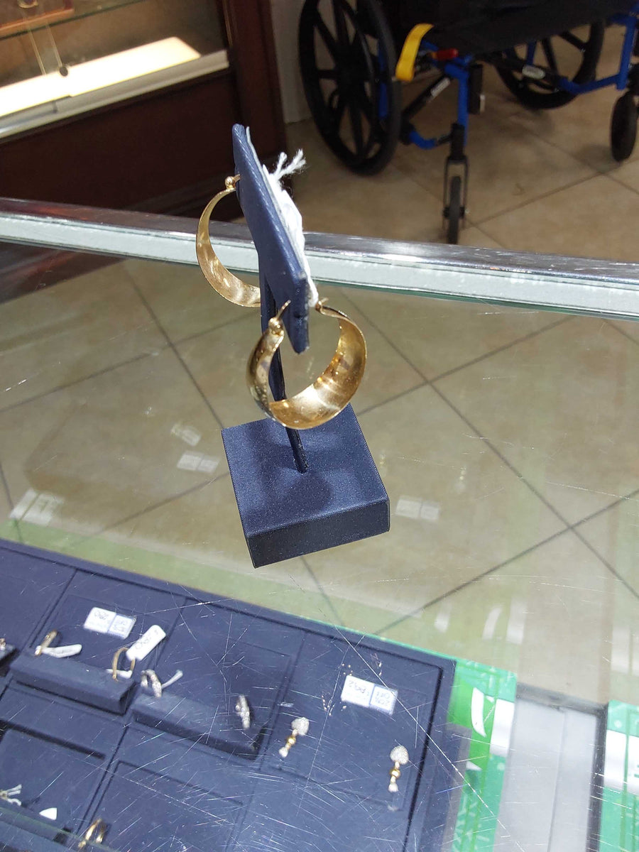 Hoop Earrings - Yellow Gold 14k (.585) 3.6 grams