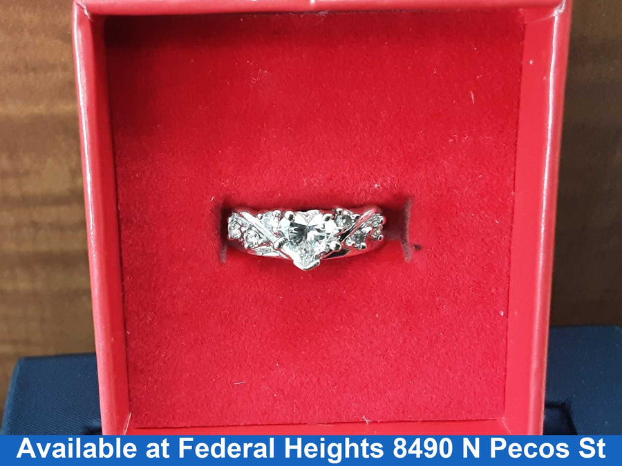 Women's Ring - White Gold 14k (.585) 4.72 grams Size 6