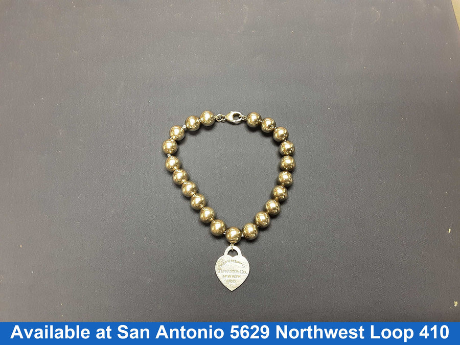 Bead Bracelet - Silver 16 grams 6 inch