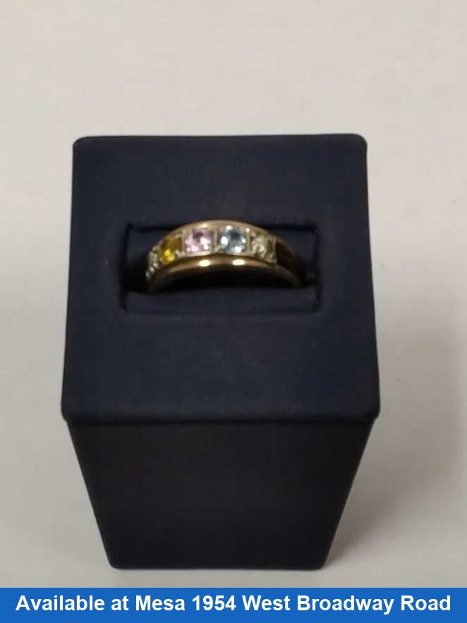 Women's Ring - Yellow Gold 14k (.585) 3.2 grams Size 20