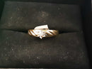 Women's Ring - Solitaire - Yellow Gold 10k (.417) 2.1 grams Size 7