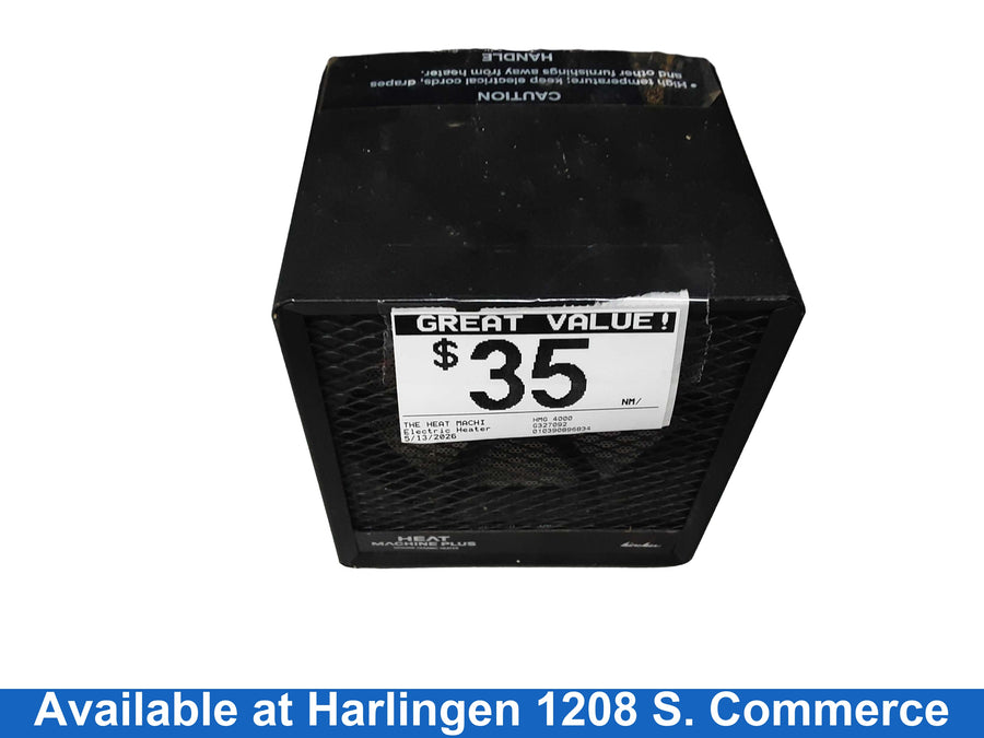 The Heat Machine Plus Hmg 4000 Black Space / Room Heater