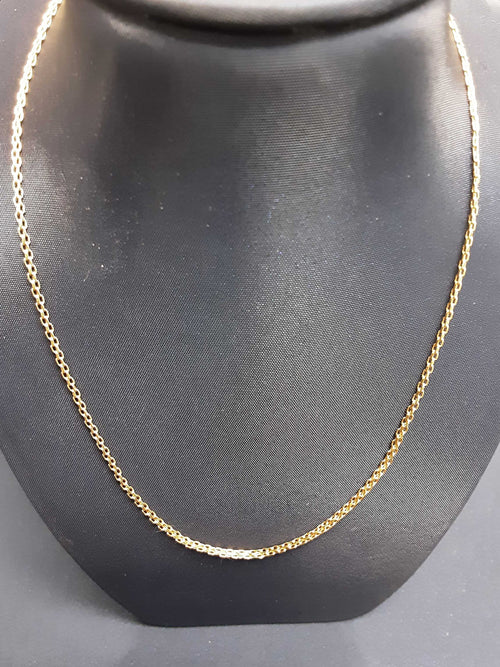 Chain - Yellow Gold 14k (.585) 1.1 grams 18 inch