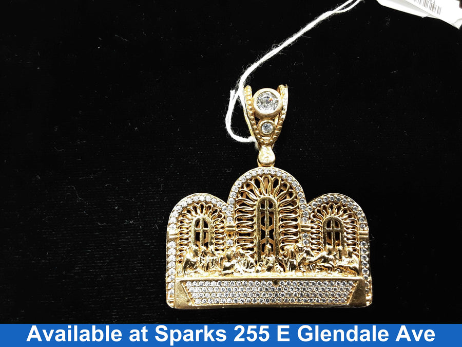 Religious Pendant - Yellow Gold 14k (.585) 18.9 grams