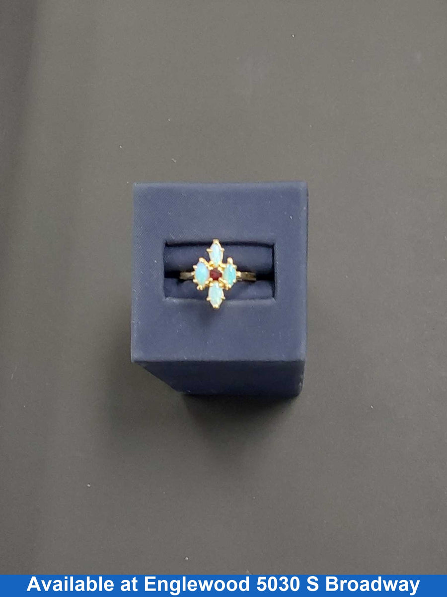 Women's Ring - Yellow Gold 14k (.585) 2.7 grams Size 4.5