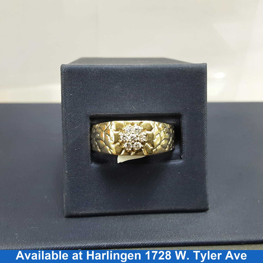 Men's Ring - Yellow Gold 10k (.417) 6.5 grams Size 12
