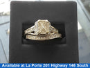 Ring - Engagement Set - White Gold 14k (.585) 9.5 grams Size 7