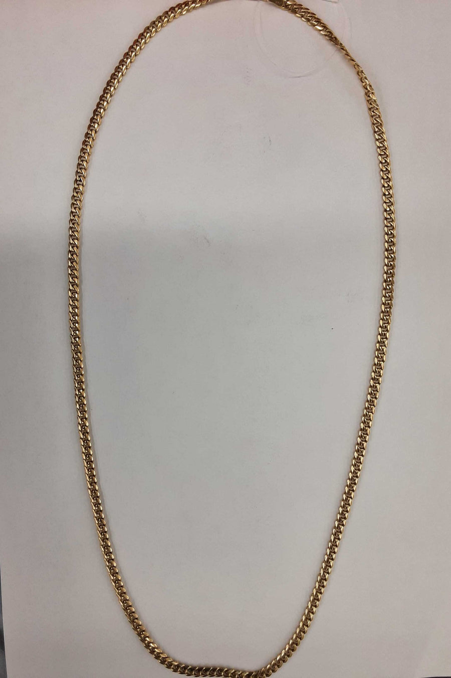 Cuban Link Chain - Yellow Gold 14k (.585) 26.6 grams 26 inch