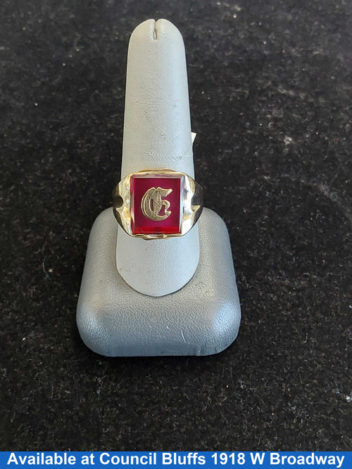 Men's Ring - Yellow Gold 10k (.417) 5.4 grams Size 10