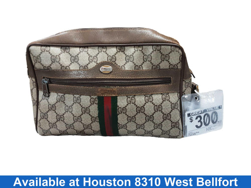 Gucci Gg Supreme Canvas Brown Purse / Handbag