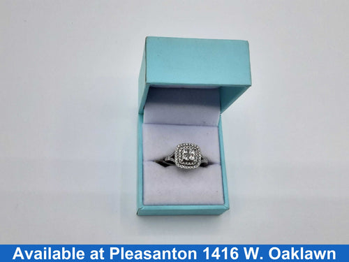 Women's Ring - White Gold 10k (.417) 5.6 grams Size 8.5