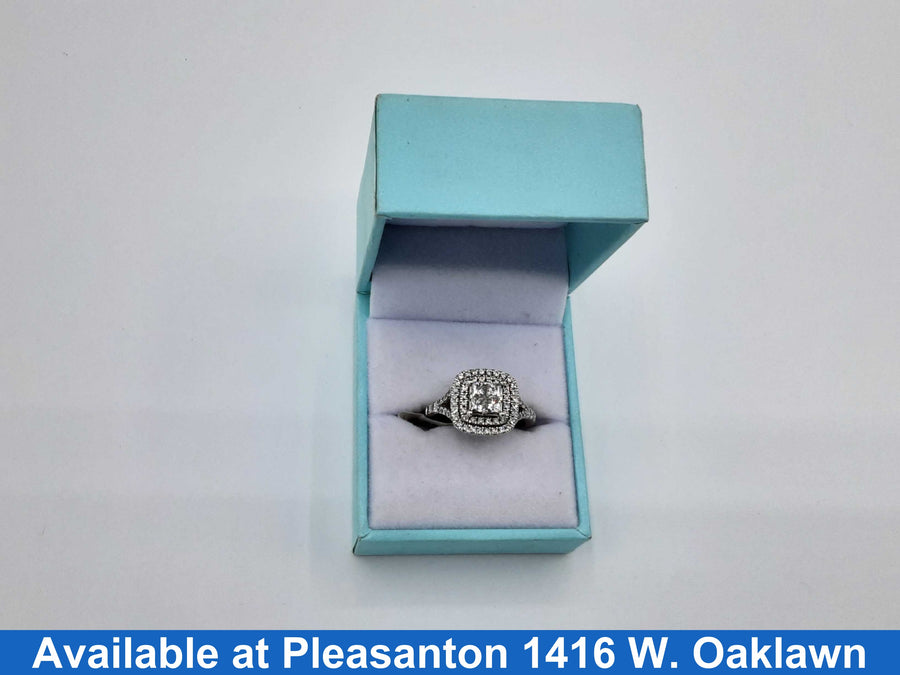 Women's Ring - White Gold 10k (.417) 5.6 grams Size 8.5